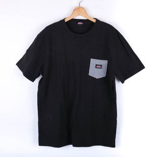 ディッキーズ(Dickies)のディッキーズ 長袖Ｔシャツ トップス カットソー ポケットストライプ メンズ 3Lサイズ ブラック Dickies(Tシャツ/カットソー(七分/長袖))