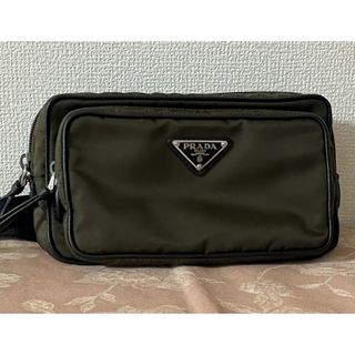 PRADA ボディバッグ カーキ