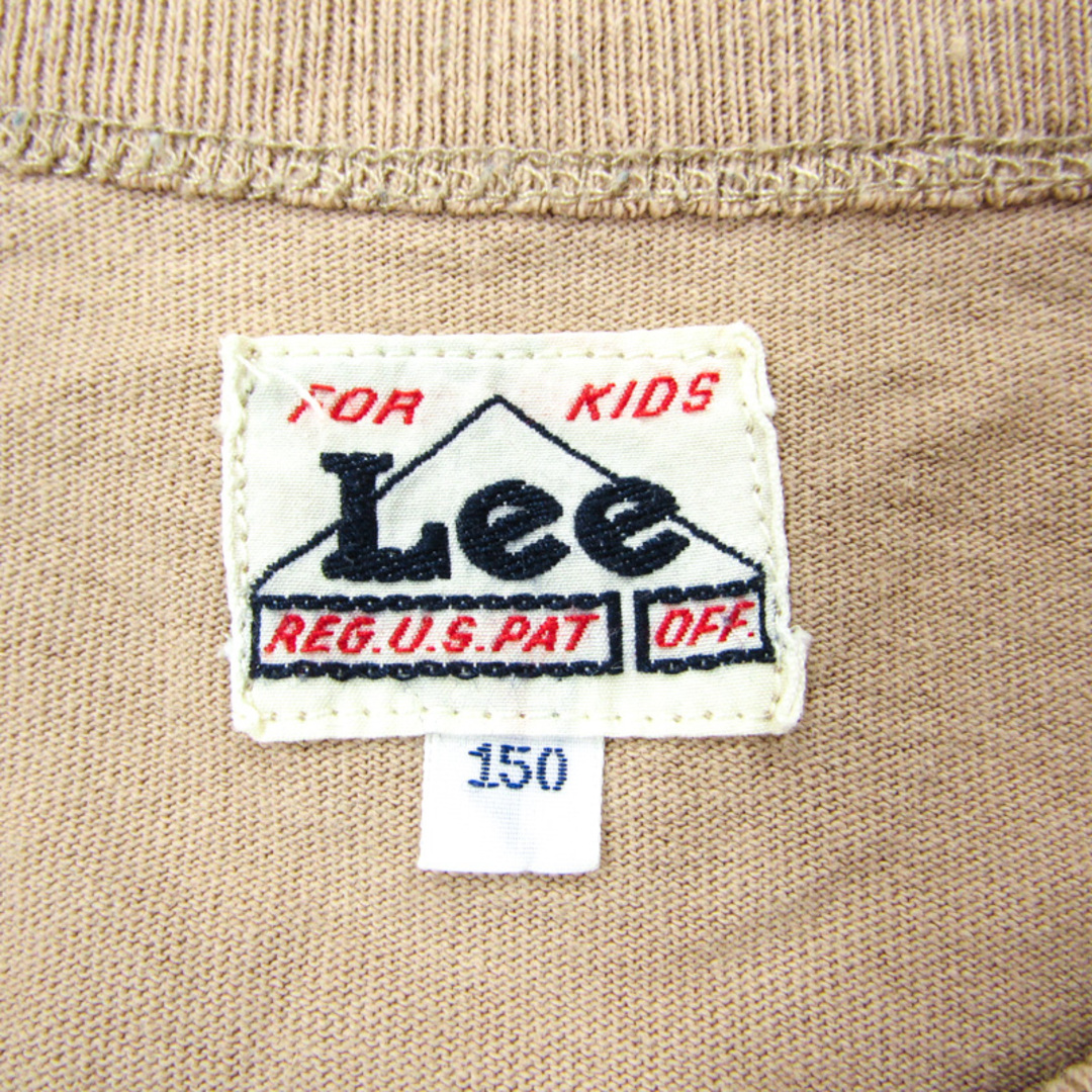 Lee(リー)のリー 半袖Tシャツ 胸ポケット  キッズ 男の子用 150サイズ ベージュ Lee キッズ/ベビー/マタニティのキッズ服男の子用(90cm~)(Tシャツ/カットソー)の商品写真