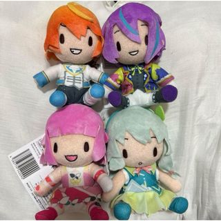 プロセカ　ふわぷちミニぬいぐるみ　ワンダーランズ×ショウタイム　4種セット(キャラクターグッズ)