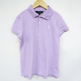 ポロラルフローレン(POLO RALPH LAUREN)のポロ・ラルフローレン 半袖ポロシャツ ポニーロゴ キッズ 女の子用 XL/TG(16)サイズ パープル POLO RALPH LAUREN(Tシャツ/カットソー)