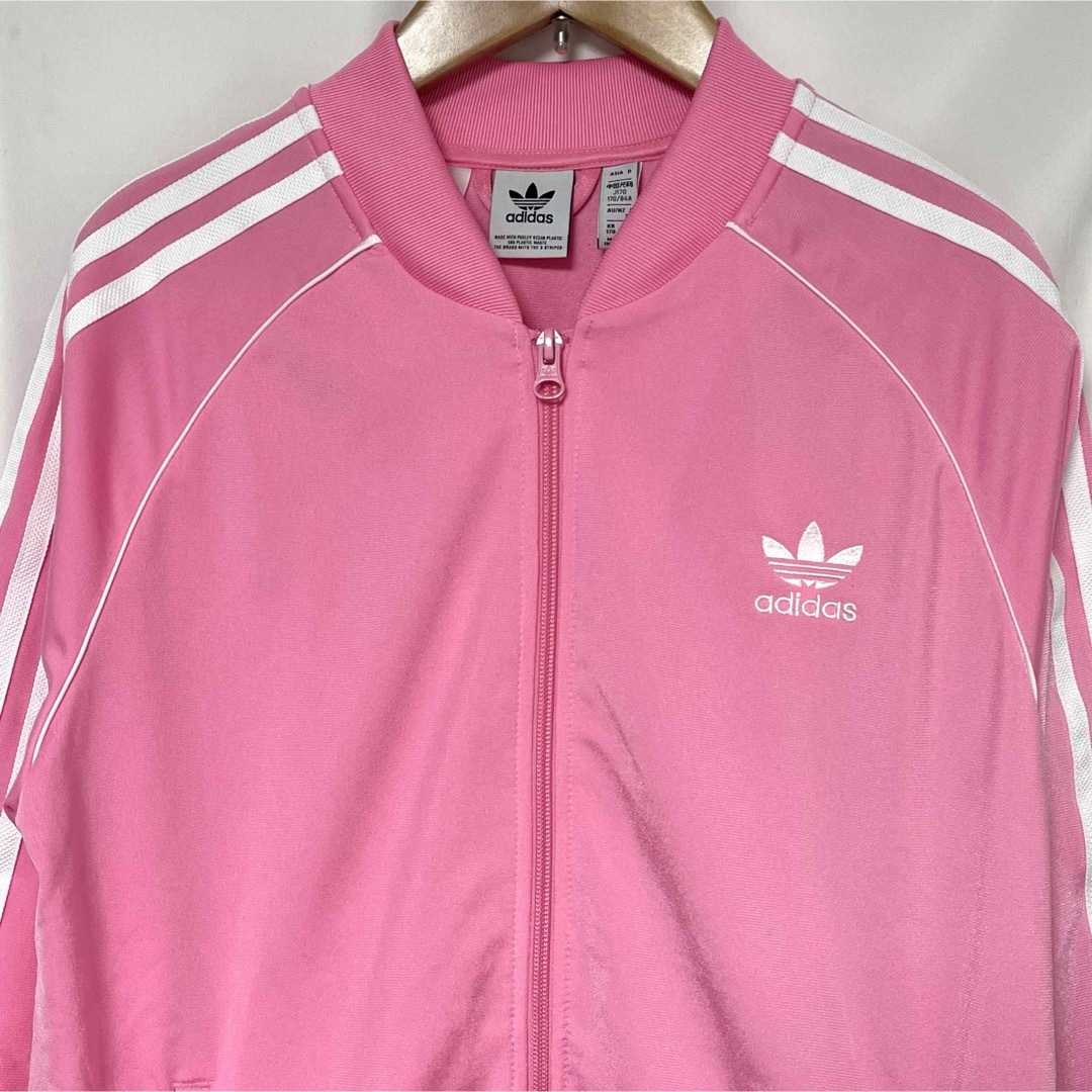 adidas(アディダス)のadidas SST TRACK TOP Kids 170cm ピンク レディースのジャケット/アウター(ブルゾン)の商品写真