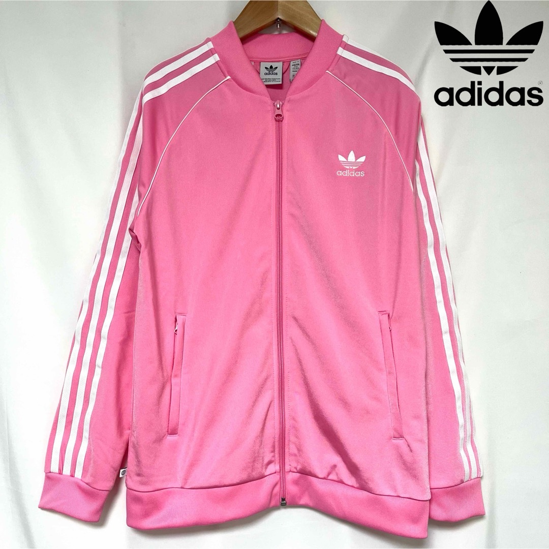 adidas(アディダス)のadidas SST TRACK TOP Kids 170cm ピンク レディースのジャケット/アウター(ブルゾン)の商品写真