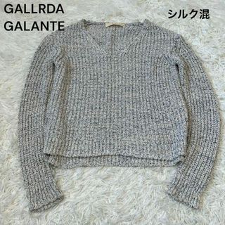 ガリャルダガランテ(GALLARDA GALANTE)のGALLA RDA ガリャルダガランテ　コットン　シルク　ニット(ニット/セーター)