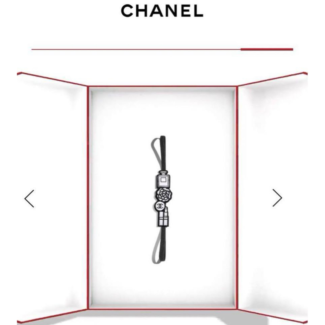 CHANEL(シャネル)の新品未開封　シャネル　ノベルティ　ブックマーク　ブックバンド エンタメ/ホビーのコレクション(ノベルティグッズ)の商品写真