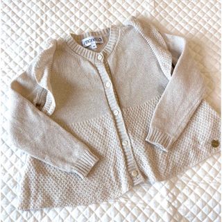 Simonetta - シモネッタ　4y   ラメ入りカーディガン