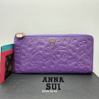 アナスイ(ANNA SUI)の紫 アナスイ ANNA SUI 長財布 ディズニー コラボ ミニーマウス 新品(財布)