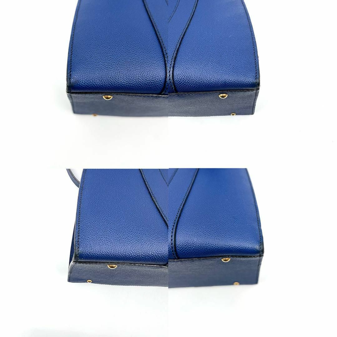 celine(セリーヌ)の《極美品/希少色》CELINE トリオンフ金具 キャビアスキン トートバッグ レディースのバッグ(トートバッグ)の商品写真