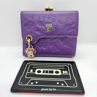 アナスイ(ANNA SUI)の紫 アナスイ ANNA SUI 折り財布 ディズニー コラボ ミニーマウス 新品(財布)