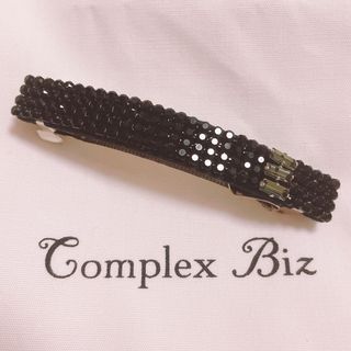 コンプレックスビズ(Complex Biz)の未使用🌟コンプレックスビズ クリスタルメッシュバレッタ(バレッタ/ヘアクリップ)