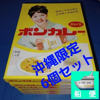 オオツカショクヒン(大塚食品)の沖縄限定 初代ボンカレー 180g 6個セット からくち(レトルト食品)