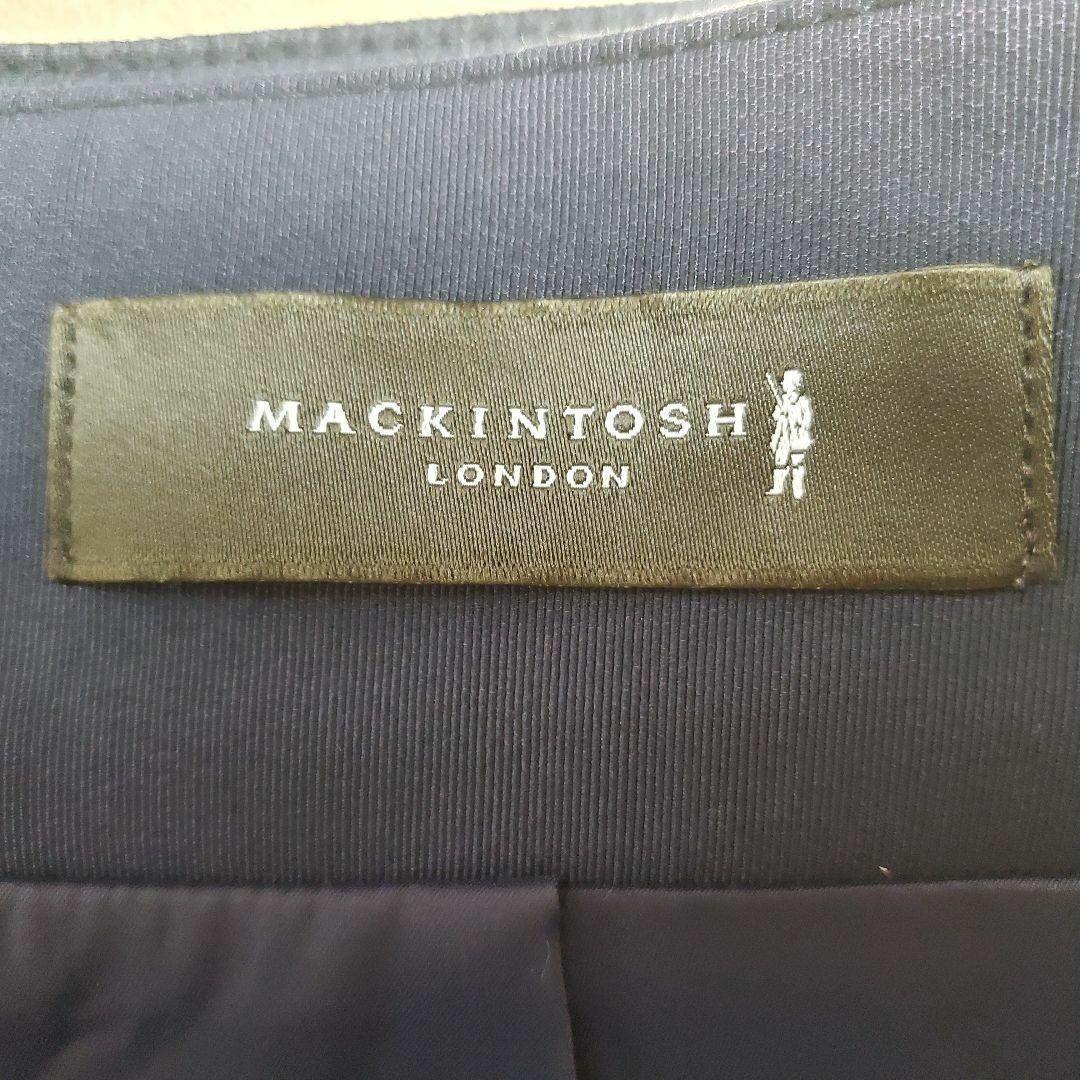 MACKINTOSH(マッキントッシュ)のMACKINTOSH 紺色 膝丈スカート ポケット 飾りベルト その他のその他(その他)の商品写真