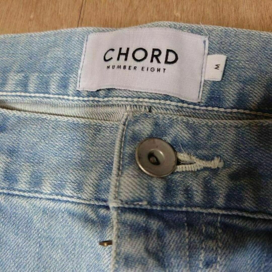 CHORD NUMBER EIGHT(コードナンバーエイト)のコードナンバーエイト　クラッシュ加工　スキニーデニムパンツ　カットオフ メンズのパンツ(デニム/ジーンズ)の商品写真