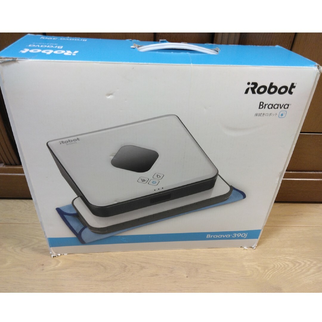 iRobot(アイロボット)の【美品】ブラーバ390j（2020モデル） スマホ/家電/カメラの生活家電(掃除機)の商品写真