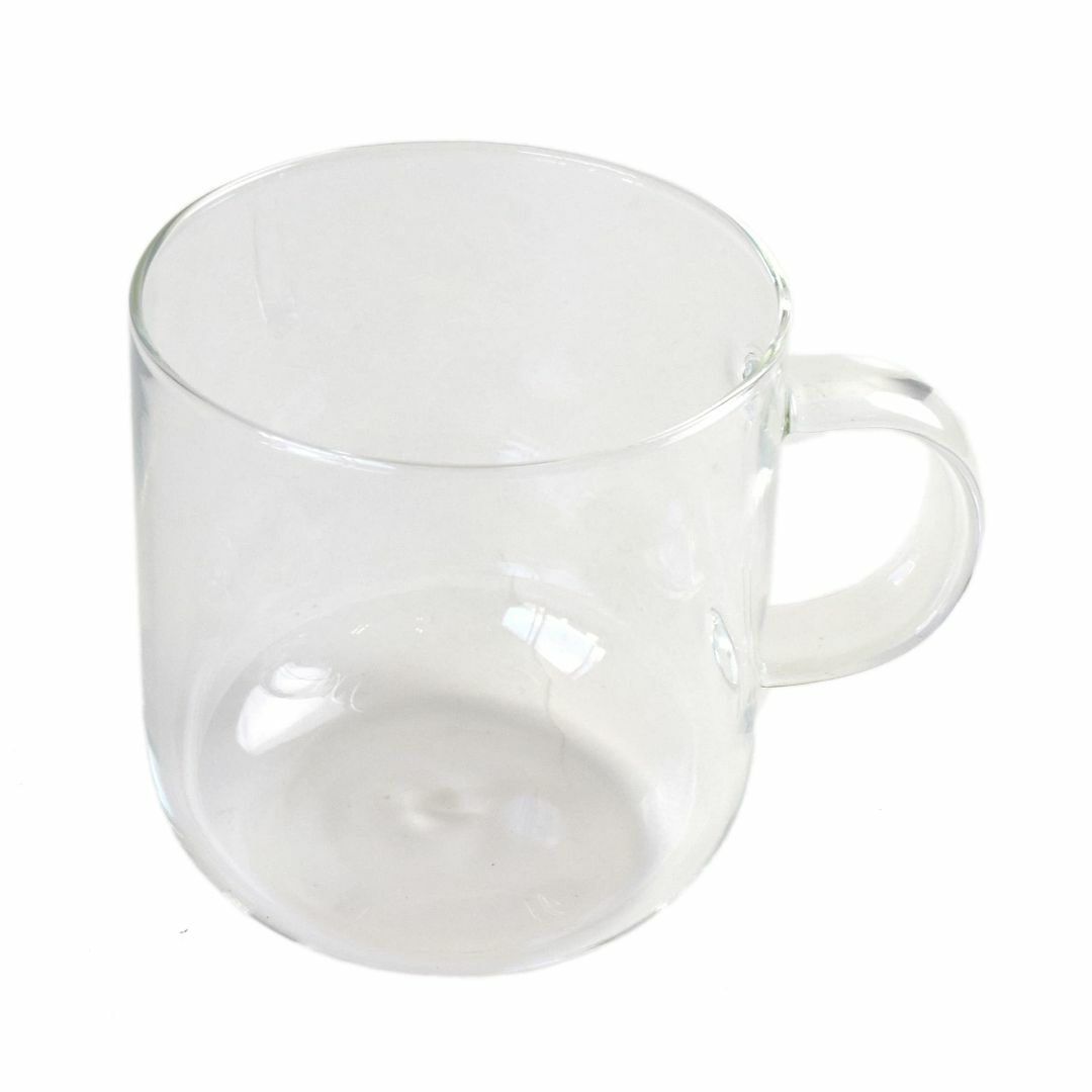 耐熱ガラス 耐熱マグカップ ティーカップ コーヒーカップ グラス コップ 380 インテリア/住まい/日用品のキッチン/食器(テーブル用品)の商品写真