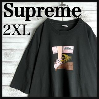 シュプリーム(Supreme)の9065【希少2XLサイズ】シュプリーム☆ビッグロゴ定番カラーtシャツ　美品(Tシャツ/カットソー(半袖/袖なし))