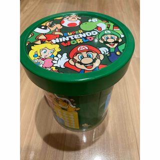 USJ お菓子　マリオ　缶(キャラクターグッズ)