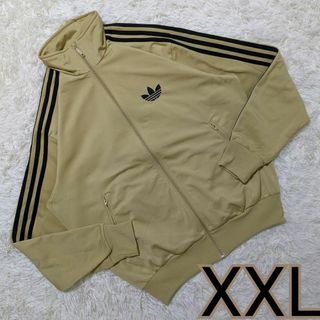 アディダス(adidas)の【超希少色 】在原みゆ紀 90s アディダストラックジャケット ベージュ黒XXL(ジャージ)