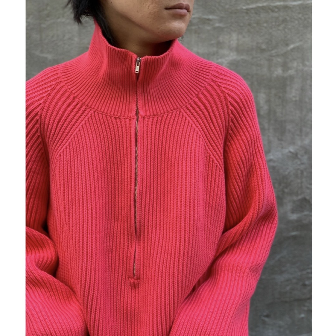 Jieda(ジエダ)のtoironier Half Zip Knit メンズのトップス(ニット/セーター)の商品写真