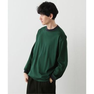 エディフィス(EDIFICE)のedifice la boucle アルビニスタスムース ロンt グリーン(Tシャツ/カットソー(七分/長袖))