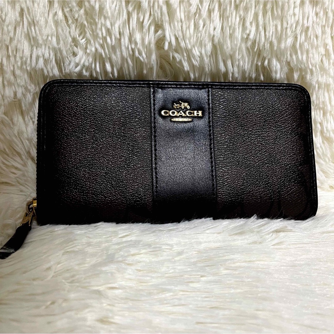 COACH - ✨未使用級✨ COACH 長財布 ラウンドファスナー PVC