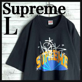 シュプリーム(Supreme)の9071【人気Lサイズ】シュプリーム☆ビッグロゴ希少デザインtシャツ　美品(Tシャツ/カットソー(半袖/袖なし))