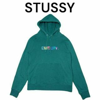 ステューシー(STUSSY)の完売品　STUSSY　ビッグロゴ刺繍　スウェットパーカー　ステューシー(パーカー)