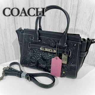 コーチ(COACH)のコーチ スワッガー 27 ティーローズ 2way ショルダー バッグ フラワー(ショルダーバッグ)