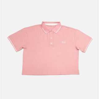 アバクロンビーアンドフィッチ(Abercrombie&Fitch)の★新品★アバクロンビー&フィッチ★ロゴ刺繍ポロシャツ (Pink/L)(ポロシャツ)