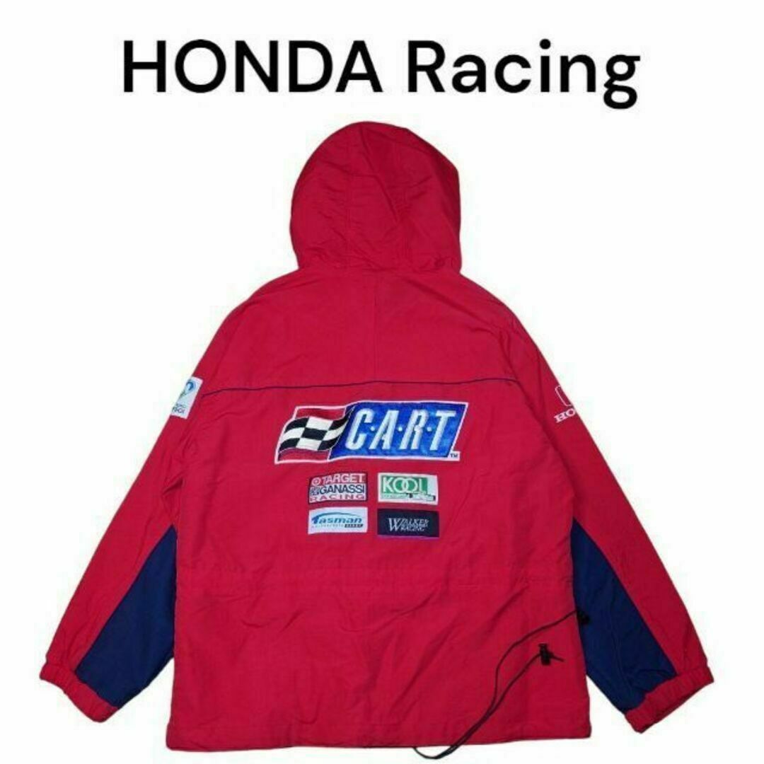 非売品　HONDA Racing　ビッグロゴ刺繍　ナイロンジャケット　ホンダ メンズのトップス(パーカー)の商品写真