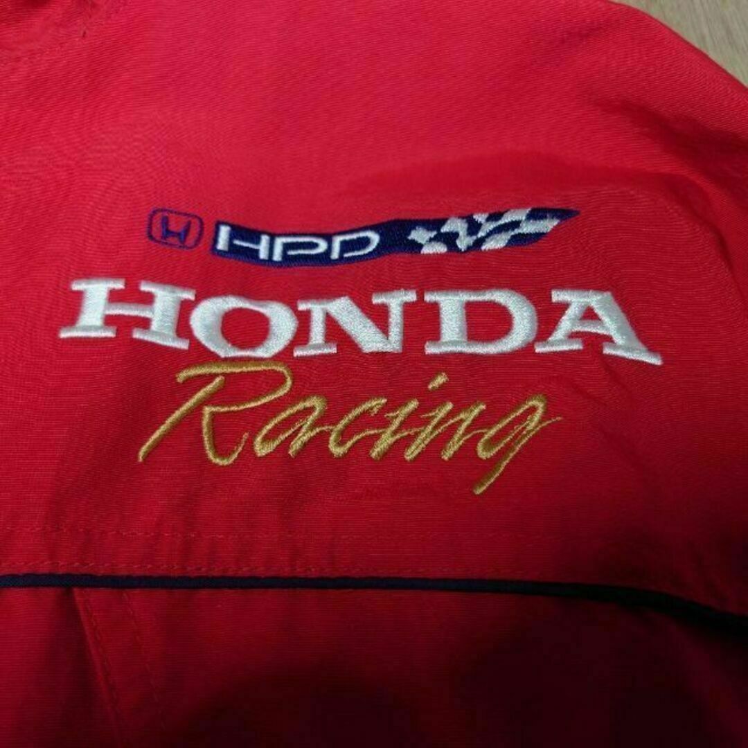 非売品　HONDA Racing　ビッグロゴ刺繍　ナイロンジャケット　ホンダ メンズのトップス(パーカー)の商品写真