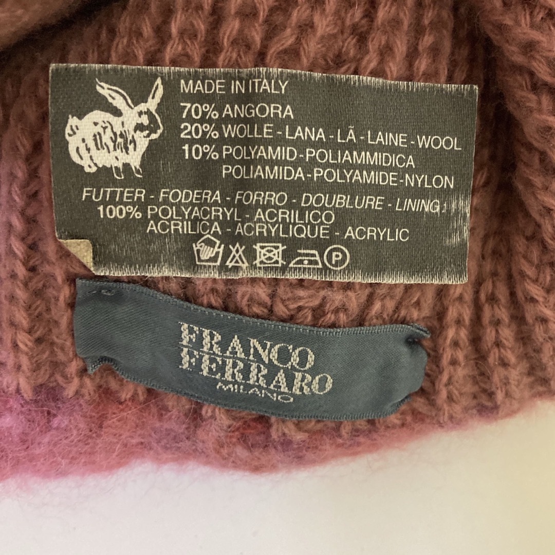 FRANCO FERRARO(フランコフェラーロ)のFRANCO FERRARO 帽子 レディースの帽子(ニット帽/ビーニー)の商品写真