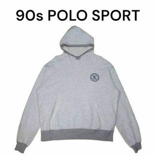 ポロラルフローレン(POLO RALPH LAUREN)の90s POLOSPORT　ワンポイントスウェットパーカー　古着　ポロスポーツ(パーカー)