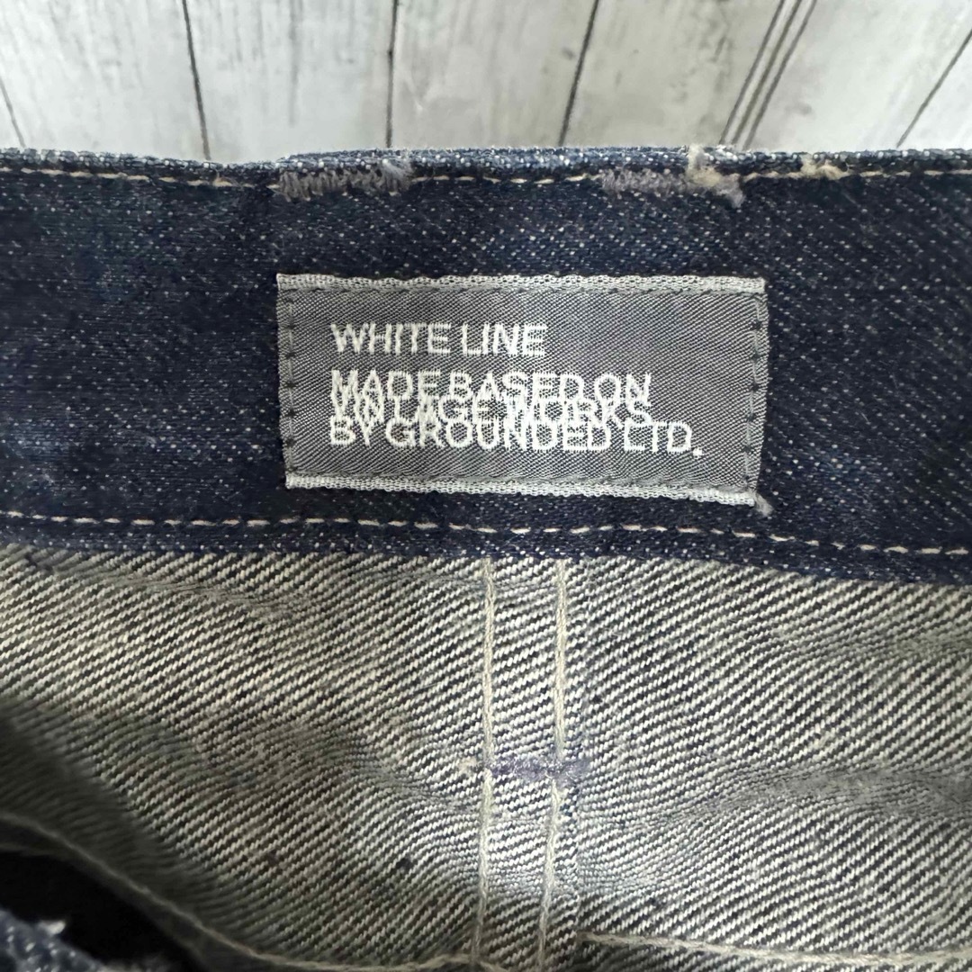 WHITE LINE(ホワイトライン)の美品！WHITE LINE デニムパンツ！日本製！ メンズのパンツ(デニム/ジーンズ)の商品写真