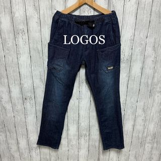 ロゴス(LOGOS)の美品！LOGOS ストレッチデニムクライミングパンツ！(デニム/ジーンズ)