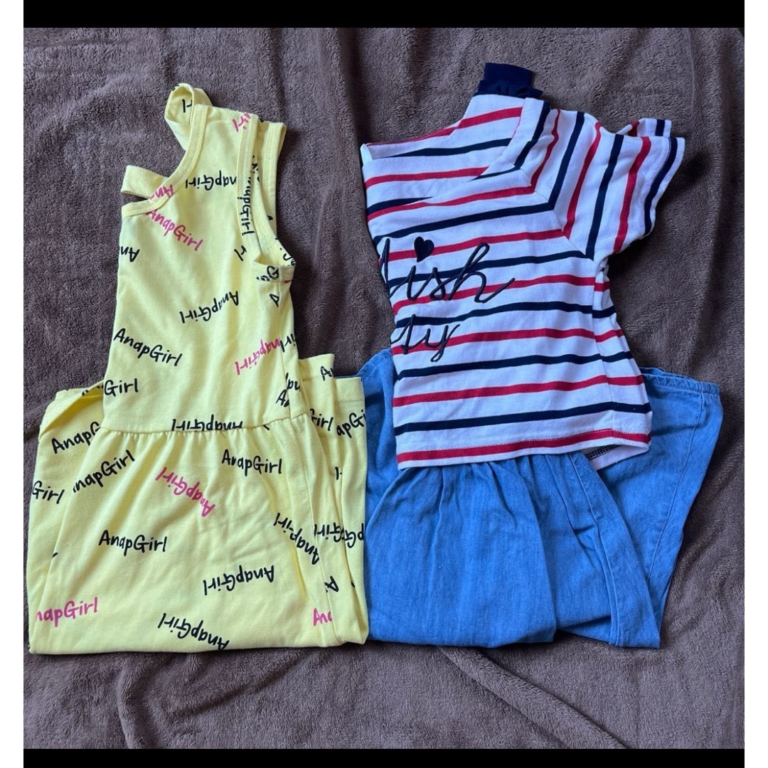 ANAP(アナップ)のワンピース 2点  キッズ/ベビー/マタニティのキッズ服女の子用(90cm~)(ワンピース)の商品写真