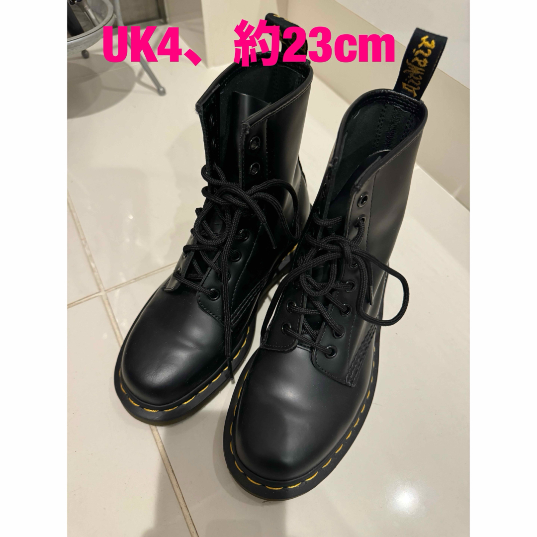 Dr.Martens(ドクターマーチン)の美品！ドクターマーチン 8ホール ブーツ 約23cm 箱付き レディースの靴/シューズ(ブーツ)の商品写真