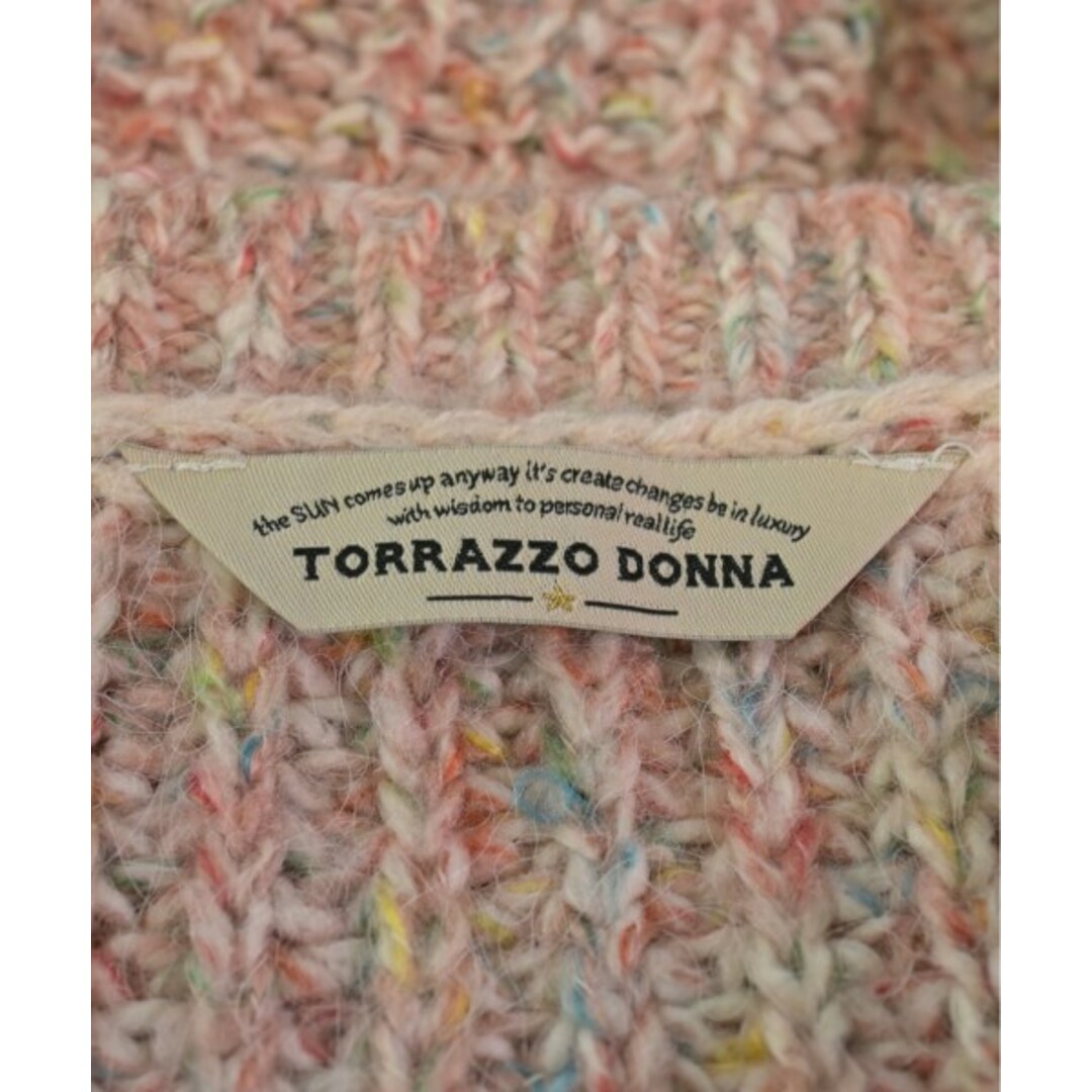 TORRAZZO DONNA(トラッゾドンナ)のTORRAZZO DONNA ニット・セーター F ピンク系(ミックス) 【古着】【中古】 レディースのトップス(ニット/セーター)の商品写真