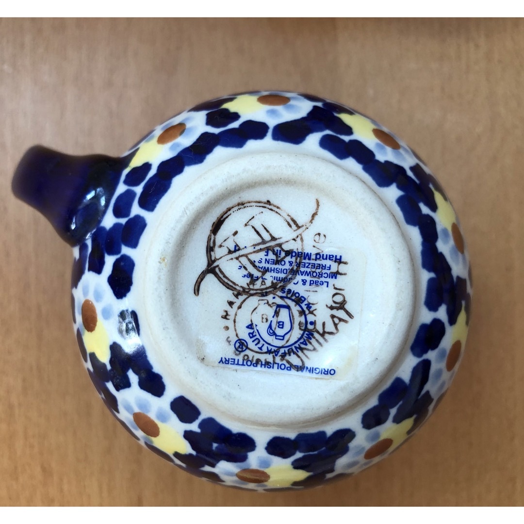 Polish Pottery(ポーリッシュポタリー)のポーリッシュポタリー  マグカップ　2点セット インテリア/住まい/日用品のキッチン/食器(グラス/カップ)の商品写真