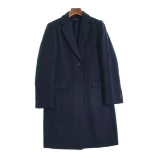 ユナイテッドアローズ(UNITED ARROWS)のUNITED ARROWS チェスターコート 38(M位) 紺 【古着】【中古】(チェスターコート)