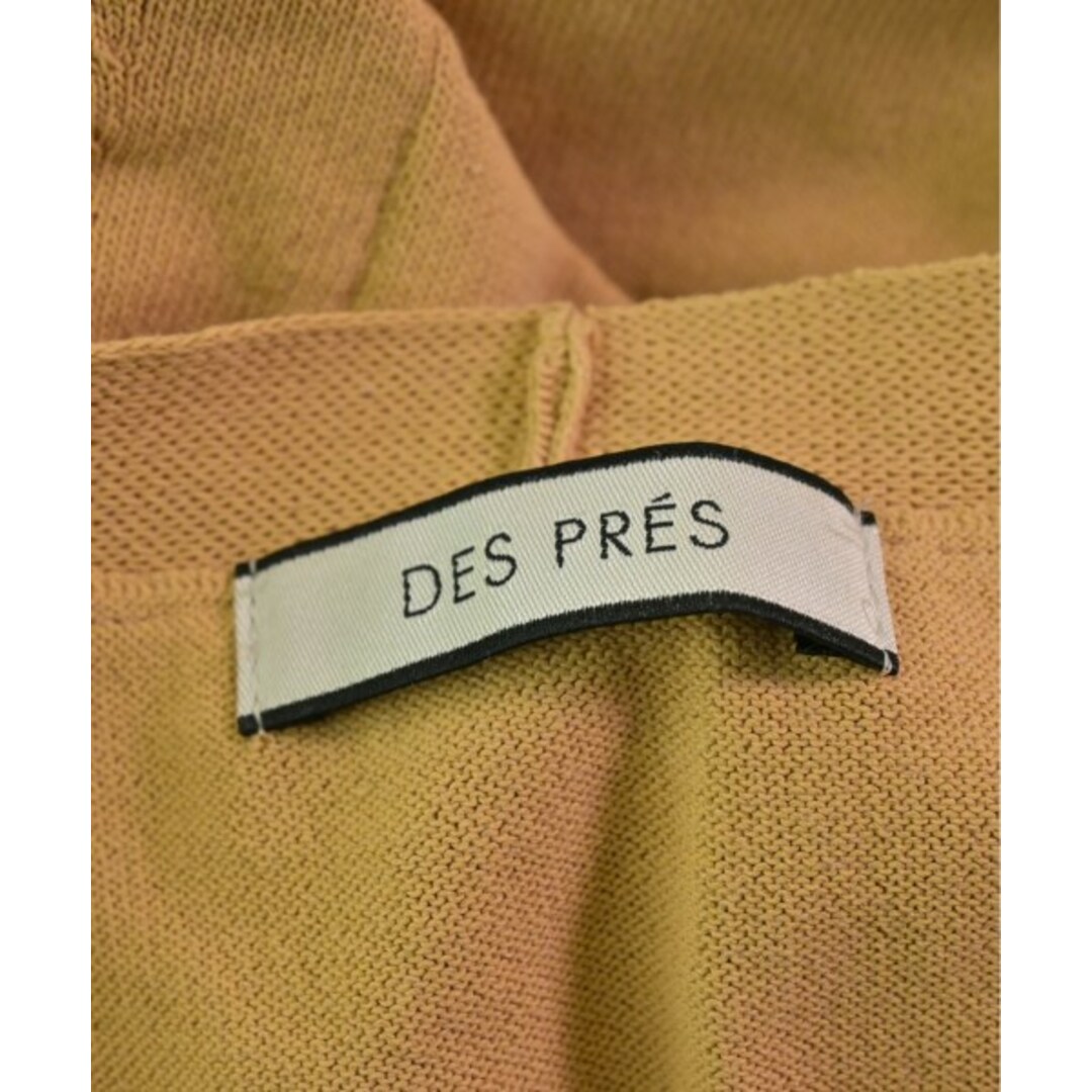 DES PRES(デプレ)のDES PRES デプレ カーディガン S マスタード 【古着】【中古】 レディースのトップス(カーディガン)の商品写真