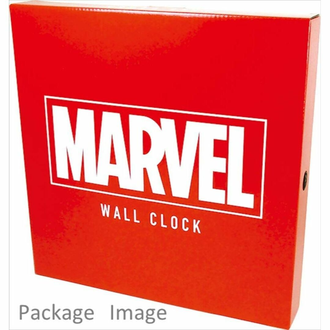 【色: スパイダーマン】マーベル 掛け時計 インデックス ウォール クロック 壁 インテリア/住まい/日用品のインテリア小物(置時計)の商品写真