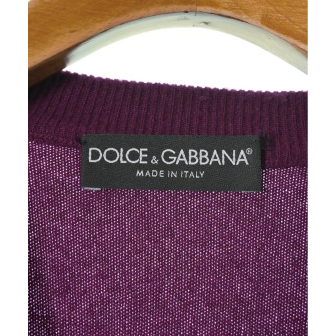 DOLCE&GABBANA(ドルチェアンドガッバーナ)のDOLCE&GABBANA ニット・セーター 46(M位) 紫 【古着】【中古】 メンズのトップス(ニット/セーター)の商品写真