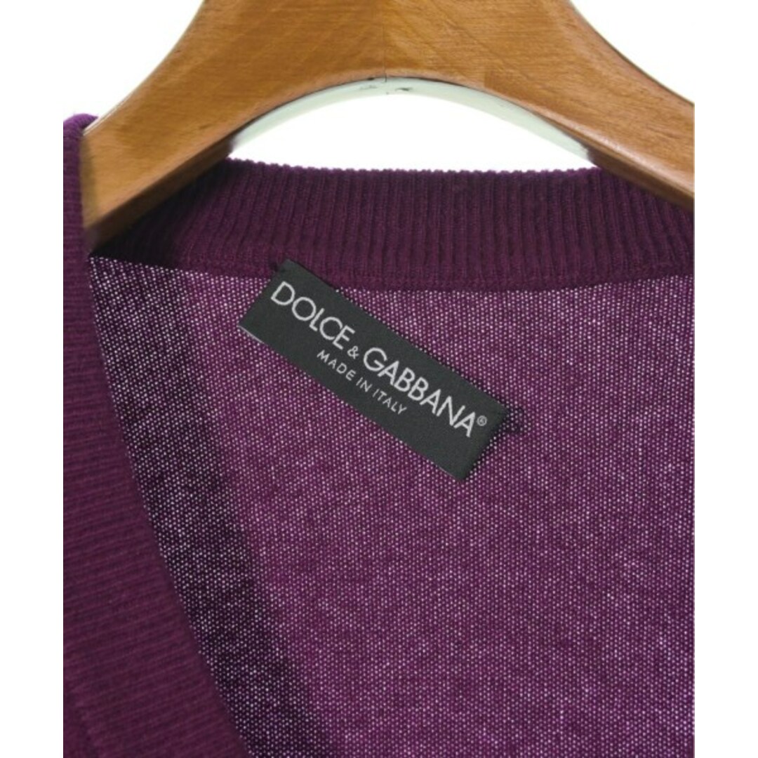 DOLCE&GABBANA(ドルチェアンドガッバーナ)のDOLCE&GABBANA ニット・セーター 46(M位) 紫 【古着】【中古】 メンズのトップス(ニット/セーター)の商品写真