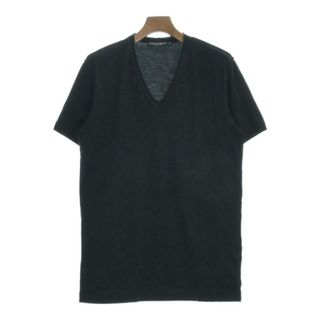 ドルチェアンドガッバーナ(DOLCE&GABBANA)のDOLCE&GABBANA Tシャツ・カットソー 48(L位) 黒 【古着】【中古】(Tシャツ/カットソー(半袖/袖なし))