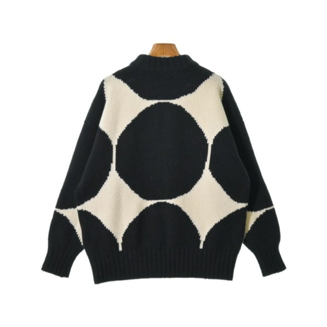 marimekko(マリメッコ)のmarimekko マリメッコ ニット・セーター S 黒x白 【古着】【中古】 レディースのトップス(ニット/セーター)の商品写真