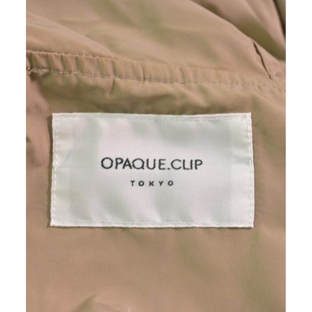 OPAQUE.CLIP(オペークドットクリップ)のOPAQUE.CLIP モッズコート 38(M位) ベージュ 【古着】【中古】 レディースのジャケット/アウター(モッズコート)の商品写真
