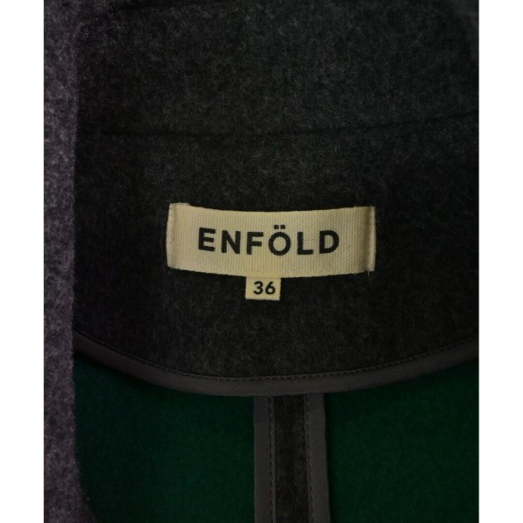 ENFOLD(エンフォルド)のENFOLD エンフォルド コート（その他） 36(S位) グレー 【古着】【中古】 レディースのジャケット/アウター(その他)の商品写真