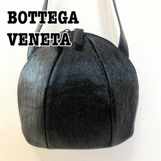 ボッテガヴェネタ(Bottega Veneta)の極希少 BOTTEGA VENETA レザー ショルダーバッグ　ブラック　ボディ(ショルダーバッグ)