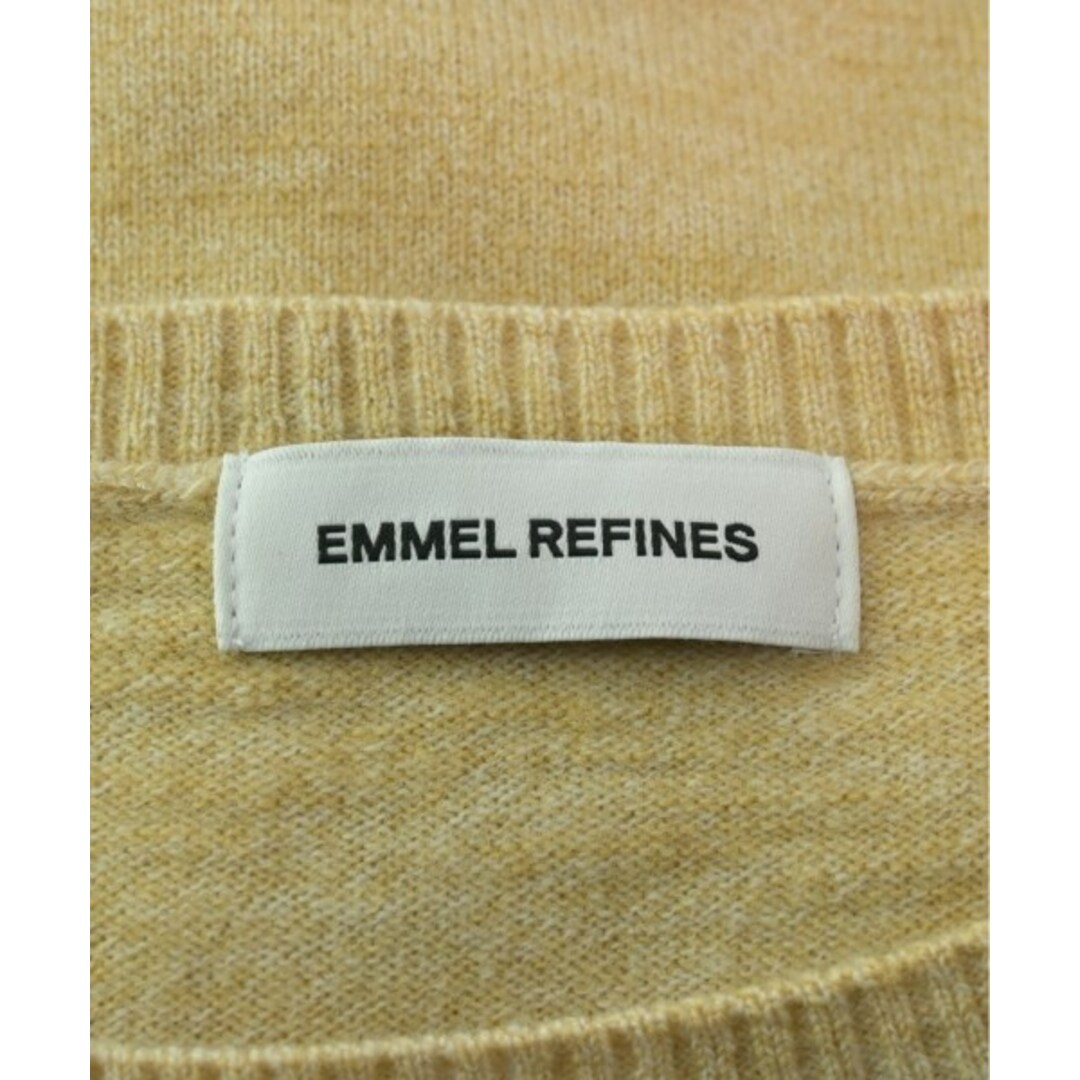 EMMEL REFINES(エメルリファインズ)のEMMEL REFINES ワンピース -(M位)/-(M位) ベージュ 【古着】【中古】 レディースのワンピース(ひざ丈ワンピース)の商品写真